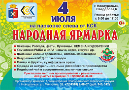 НАРОДНАЯ ЯРМАРКА у КСК  в городе Новоуральск