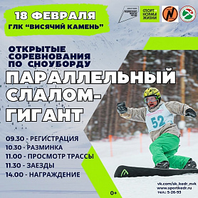 Открытые соревнования по сноуборду в городе Новоуральск